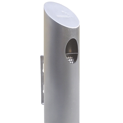 Aschenbecher Tube XL aus gebürstetem Stahl
