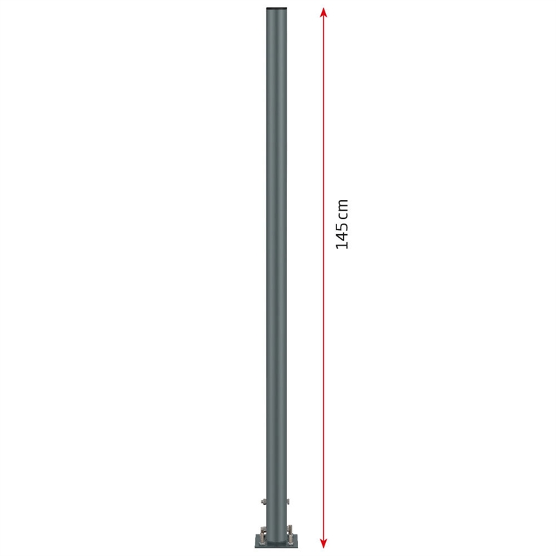 Pole Stand – 145 cm – Grau