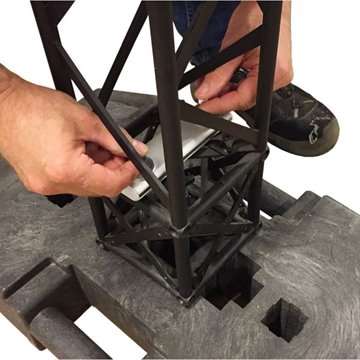 Crown Truss, Heavy Centerbase 79x39x13cm (ohne Eckblock)