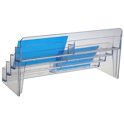 Visitenkartenhalter x 8, transparentes Acryl