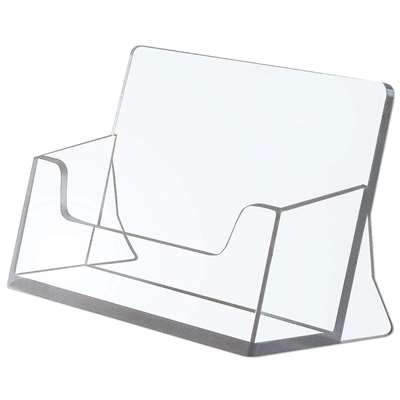 Visitenkartenhalter, horizontal, transparent