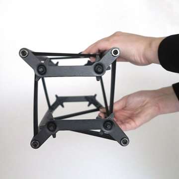 Crown Truss Theke – Quadratisch – Schwarz