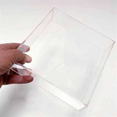 Display Podest, Dekoregal Präsentationspodium - 3 Stk. - Transparent