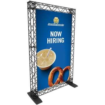 Crown Truss 15 Messewand – schwarz