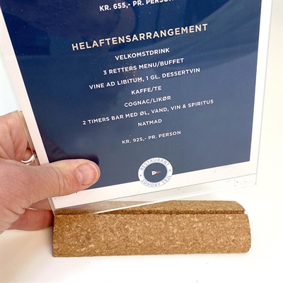 Kork Menükartenhalter A5
