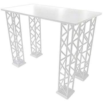 Crown Truss Counter – Rechteck 125 x 65 cm – Weiß