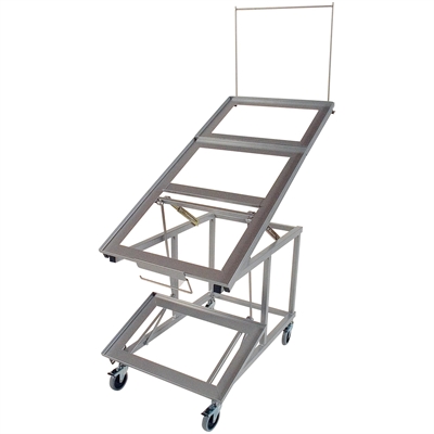 Korb quadratish für Impulz shop Display 41x61x20cm braun