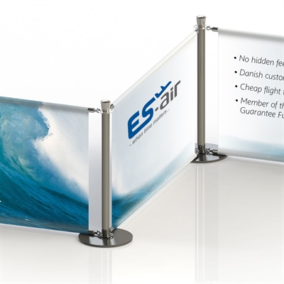 Bannerstange für Absperrpfosten – 160 cm