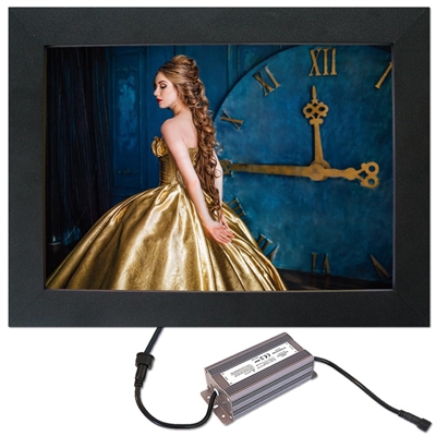 Crown LED-Out-Box einseitig – Schwarz