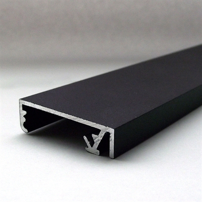 CROWN-Klappenrahmen schwarz, 33 mm Profil