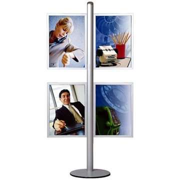 Multi Stand Prospekthalter 15 – Doppelseitig mit vertikalem Einschub
