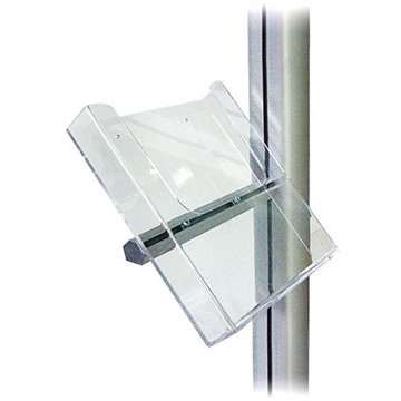 Multi Stand Prospekthalter aus Acryl mit Aluminiumhalterung