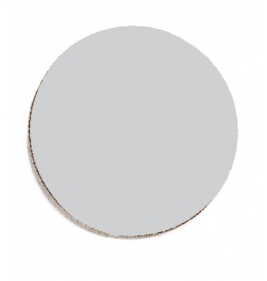 Magnet cirkel 1x1 cm (50 stk pr. ark)  - Grå